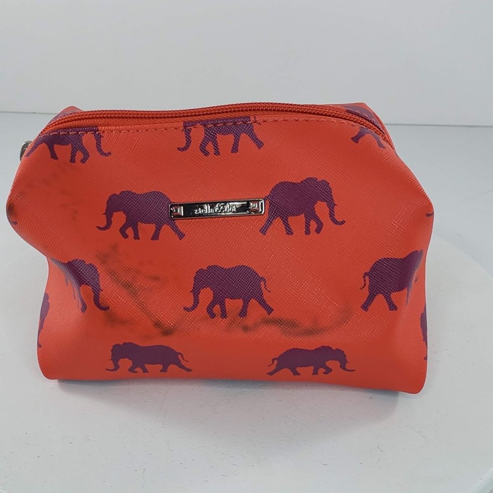 Stella & Dot Elephant Makeup Travel Toiletry Bag